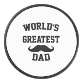 Wereld beste vader hockey puck (Voorkant)