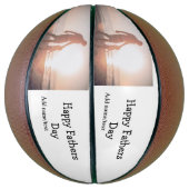 Wereld beste vader ooit dikke naam tekst sport tek basketbal (Verticaal)
