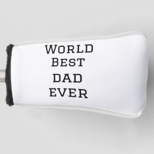 Wereld beste vader ooit dikke naam tekst sport tek golfheadcover