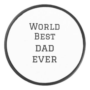 Wereld beste vader ooit dikke naam tekst sport tek hockey puck