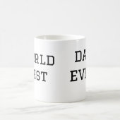 Wereld beste vader ooit dikke naam tekst sport tek koffiemok (Center)