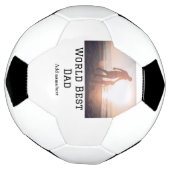 Wereld beste vader ooit dikke naam tekst sport tek voetbal (Gedraaid)