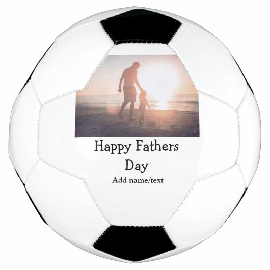 Wereld beste vader ooit dikke naam tekst sport tek voetbal (Voorkant)