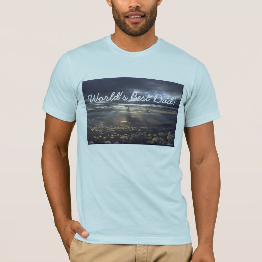 'Wereld beste vader' T-shirt (Voorkant)