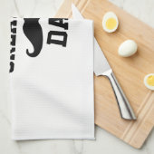 Wereld beste vader theedoek (Quarter Fold)