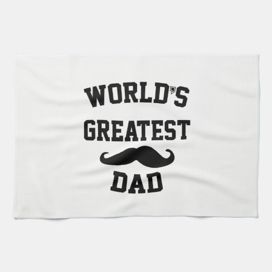 Wereld beste vader theedoek (Horizontaal)