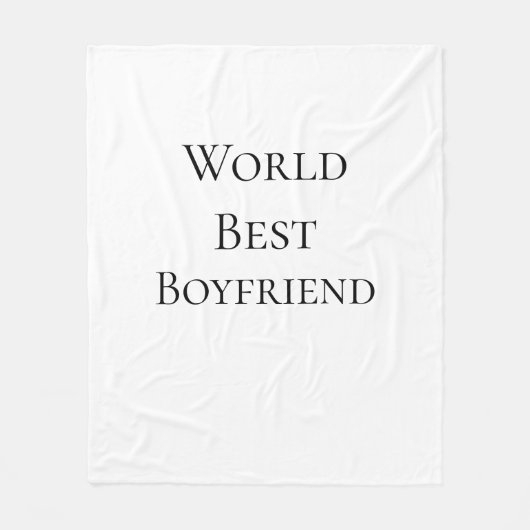 Wereld beste vriend echtgenoot man Valentijnsdag m Fleece Deken (Voorkant)