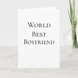 Wereld beste vriend echtgenoot man valentijnsdag m kaart