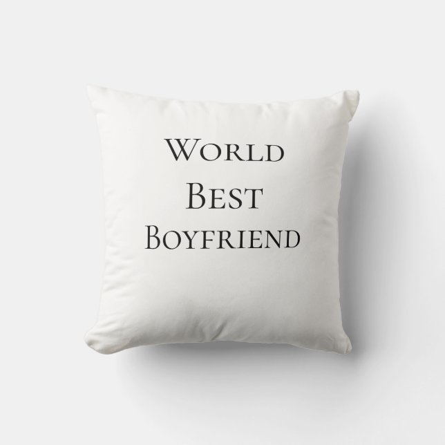 Wereld beste vriend echtgenoot man valentijnsdag m kussen (Voorkant)