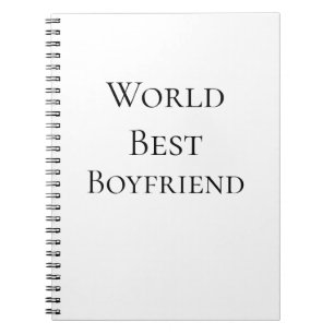 Wereld beste vriend echtgenoot man Valentijnsdag m Notitieboek