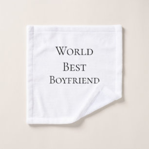 Wereld beste vriend echtgenoot man Valentijnsdag m Washandje