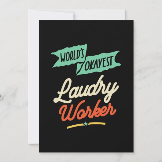 Wéreld beste wasmedewerker kaart (Voorkant)