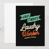 Wéreld beste wasmedewerker kaart (Voorkant / Achterkant)