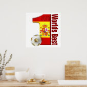 Wereld Beste Wereld Nr. 1 Spaans Wereld Champions Poster (Keuken)