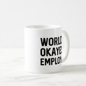 Wereld beste werknemer koffiemok (Voorkant rechts)