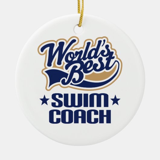 Wereld beste wim Coach Ornament Keepomwille Cadeft (Voorkant)
