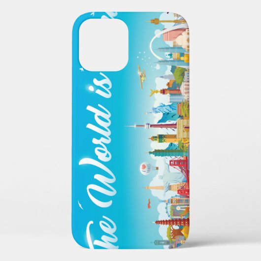 Wereld Bezienswaardigheden: Reis Set Case-Mate iPhone Case (Achterkant)