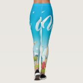 Wereld Bezienswaardigheden: Reis Set Leggings (Achterkant)