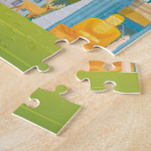 Wereld Bezienswaardigheden: Reis  Set Legpuzzel (Zijkant)