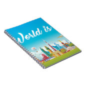 Wereld Bezienswaardigheden: Reis  Set Notitieboek (Rechterzijde)