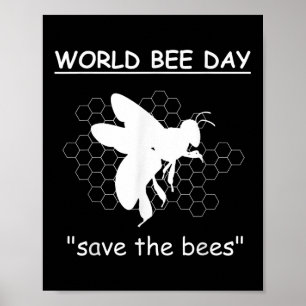 Wereld Bijen Dagen - Red de Bijen - Milieu Poster