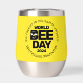 Wereld Bijendag Geel Zwart Pollinator (Achterkant)