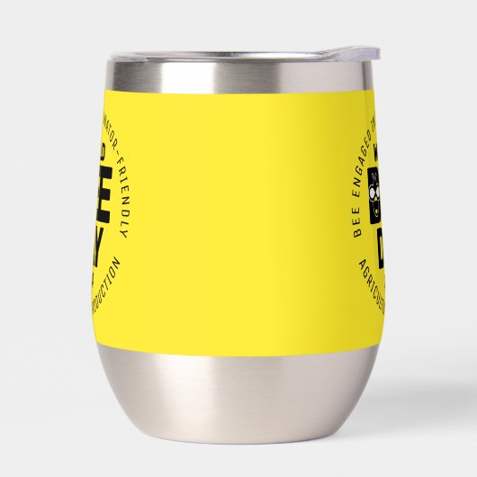 Wereld Bijendag Geel Zwart Pollinator (Links)