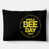 Wereld Bijendag Geel Zwart Pollinator Etui (Achterkant)