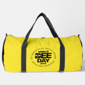 Wereld Bijendag Geel Zwart Pollinator Plunjezak (Voorkant)