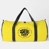 Wereld Bijendag Geel Zwart Pollinator Plunjezak (Achterkant)