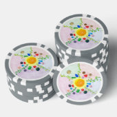 Wereld Binnen Pareltjes en Parels Poker Chips (Opstapeling)