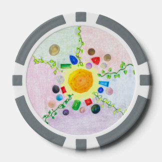 Wereld Binnen Pareltjes en Parels Poker Chips