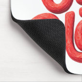 Wereld Bloeddonordag - Glossy Blood Donation Text Muismat (Hoek)