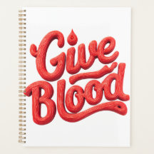 Wereld Bloeddonordag - Glossy Blood Donation Text