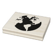 Wereld Bol Continent Ontwerp Stempel (Stempel)