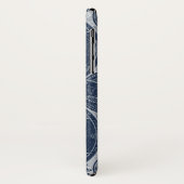 Wereld Bollen Blauwdruk Case-Mate iPhone Case (Achterkant/links)