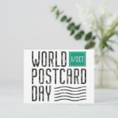 Wereld Briefkaart Dag (Staand voorkant)