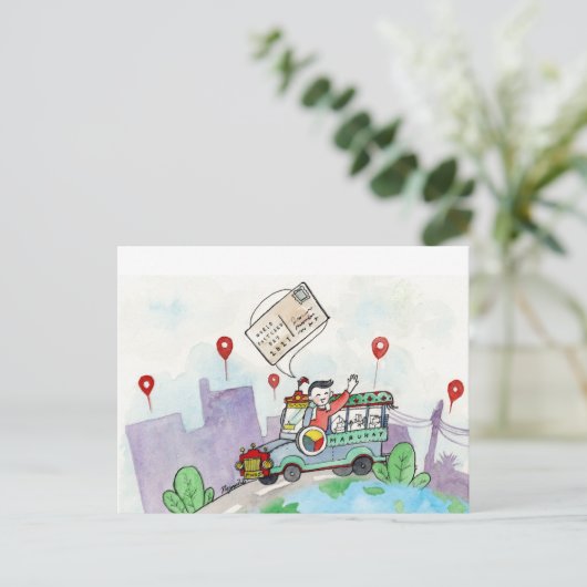 Wereld Briefkaart Dag 2021 (Staand voorkant)