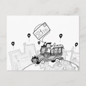 Wereld Briefkaart Dag 2021 (BW) (Voorkant)