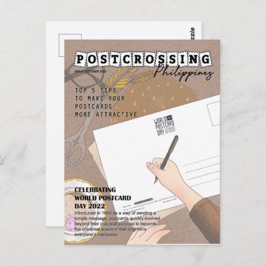 Wereld Briefkaart Dag 2022 (Voorkant / Achterkant)