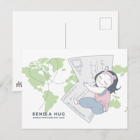 Wereld Briefkaart Dag 2023 (Voorkant / Achterkant)