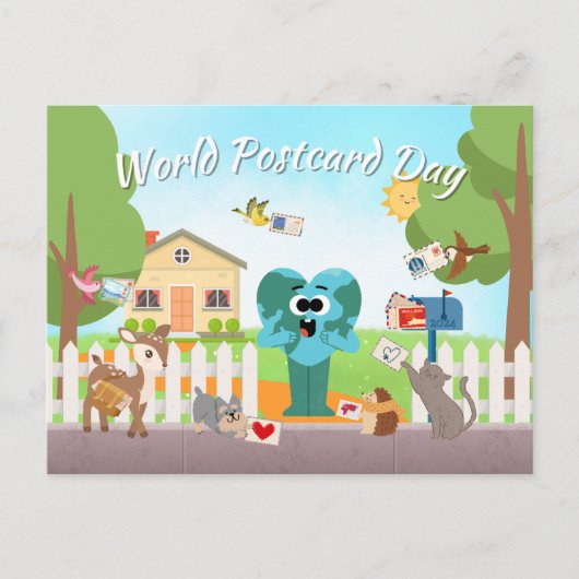 Wereld Briefkaart Dag 2024 (Voorkant)