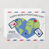 Wereld Briefkaart Dag 2025 briefkaart (Voorkant / Achterkant)