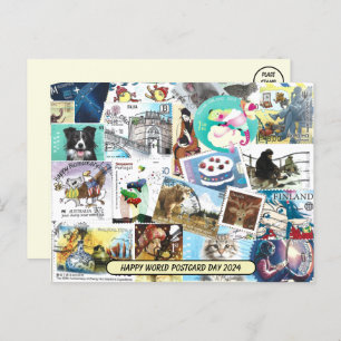 Wereld Briefkaart Dag - Misc Postzegels Briefkaart