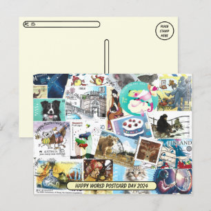 Wereld Briefkaart Dag - Misc Postzegels Briefkaart