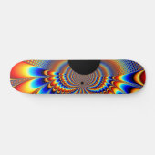 Wereld collide - Fractal Persoonlijk Skateboard (Horizontaal)