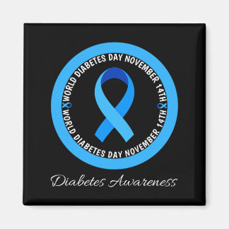 Wereld Diabetes Dag 2023 Type 1 Type 2 Diabetes Magneet