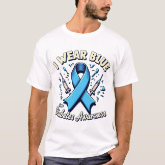 Wereld Diabetes Dag Bewustzijn Shirt