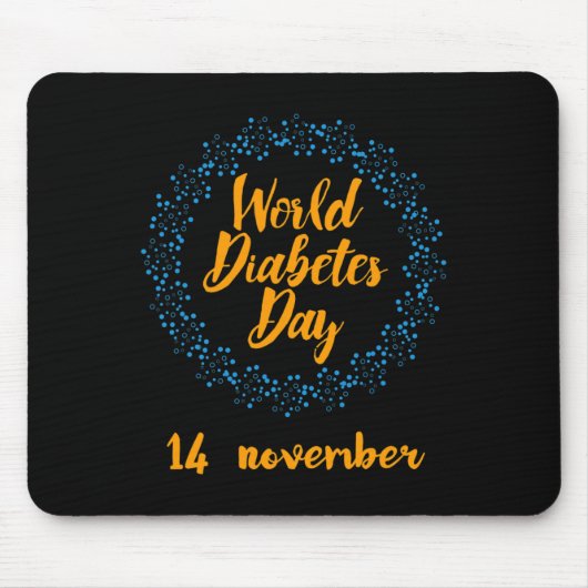 Wereld Diabetes Dag Muismat (Voorkant)