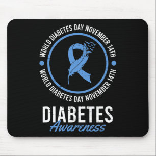 Wereld Diabetes Dag November Ziektebewustzijn Insu Muismat